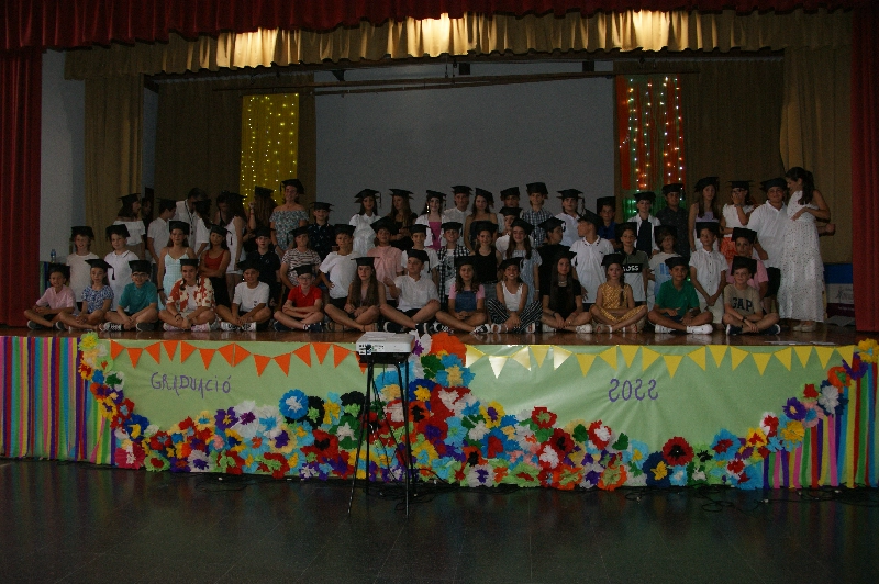 Festa de gracuació dels alumnes de 6è de primària