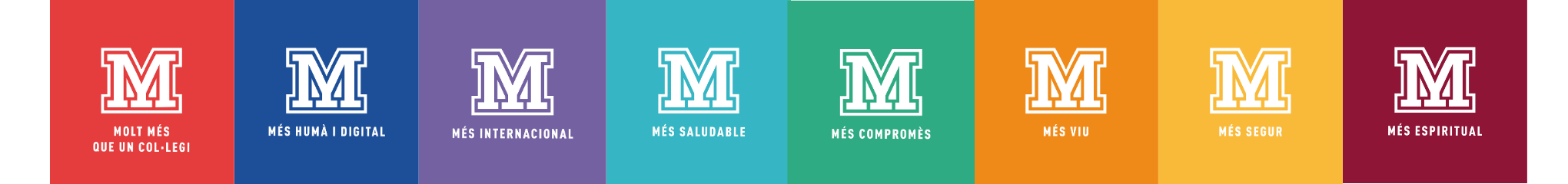 Banner de les portes obertes de l’Escola, amb alumnes i famílies visitant els espais del centre.