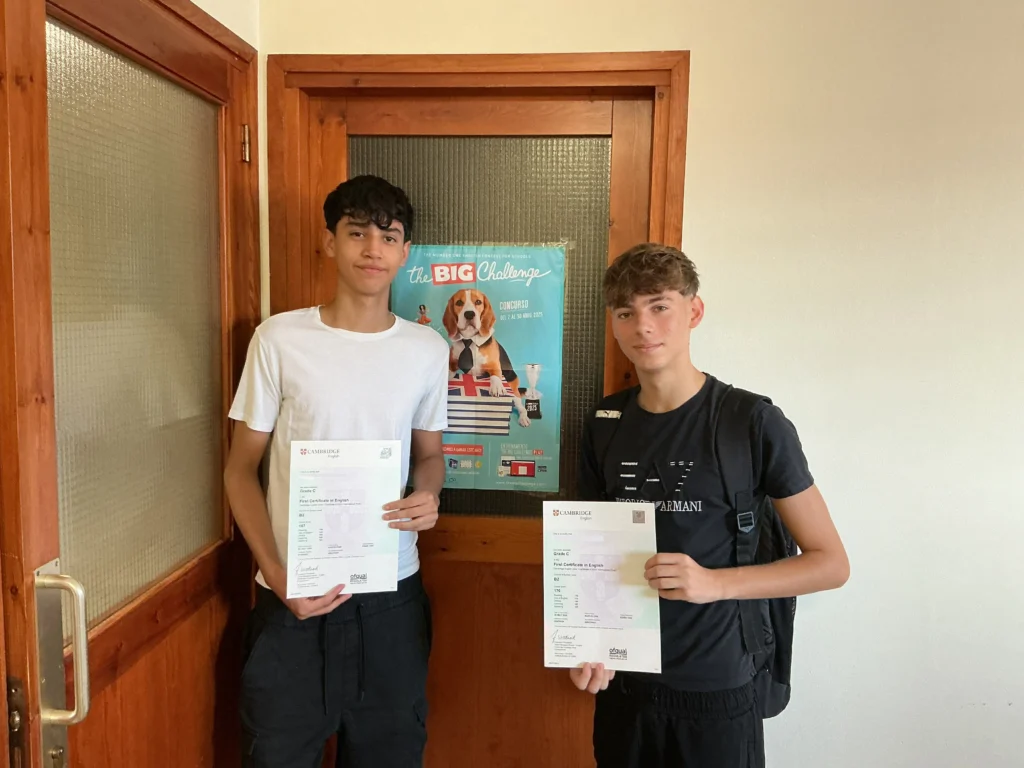Alumnat amb els títols de les proves oficials de Cambridge